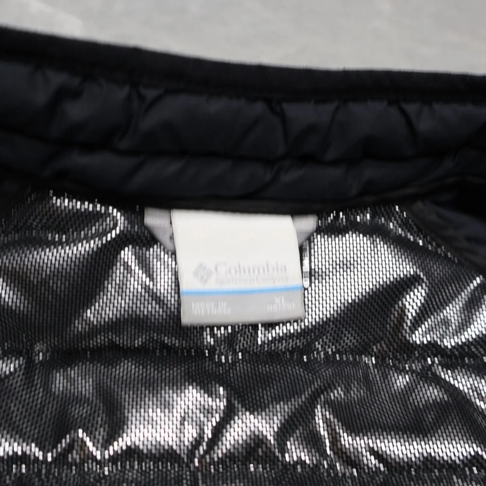 Columbia Jacket Girls XL 18/20 Black Powder Lite Insulated Omni-Heat Warm Puffer